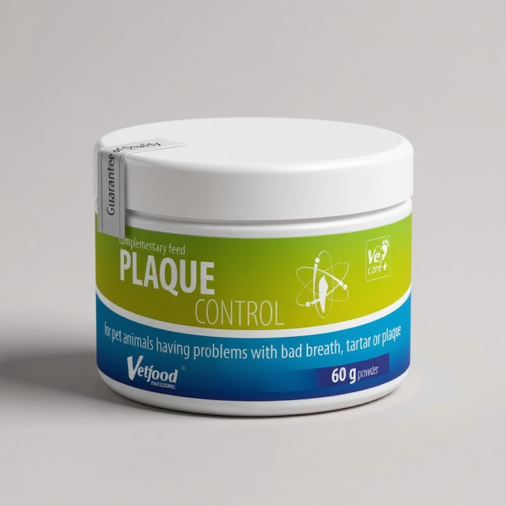 Vetfood Plaque Control - Suplemento para prevenção do tártaro 60gr